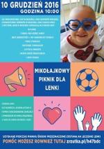 Mikołajkowy Piknik Charytatywny dla Lenki