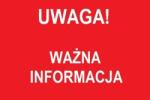 Ważna wiadomość