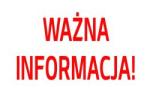 Ważne informacje