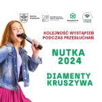 Kolejność wystąpień podczas przesłuchań konkursowych - Nutka 2024 i Diamenty Kruszywa