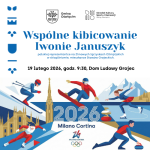 Wspólne kibicowanie Iwonie Januszyk - mieszkance Stawów Grojeckich!