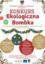 Powiatowy Konkurs na Ekologiczną Bombkę Świąteczną